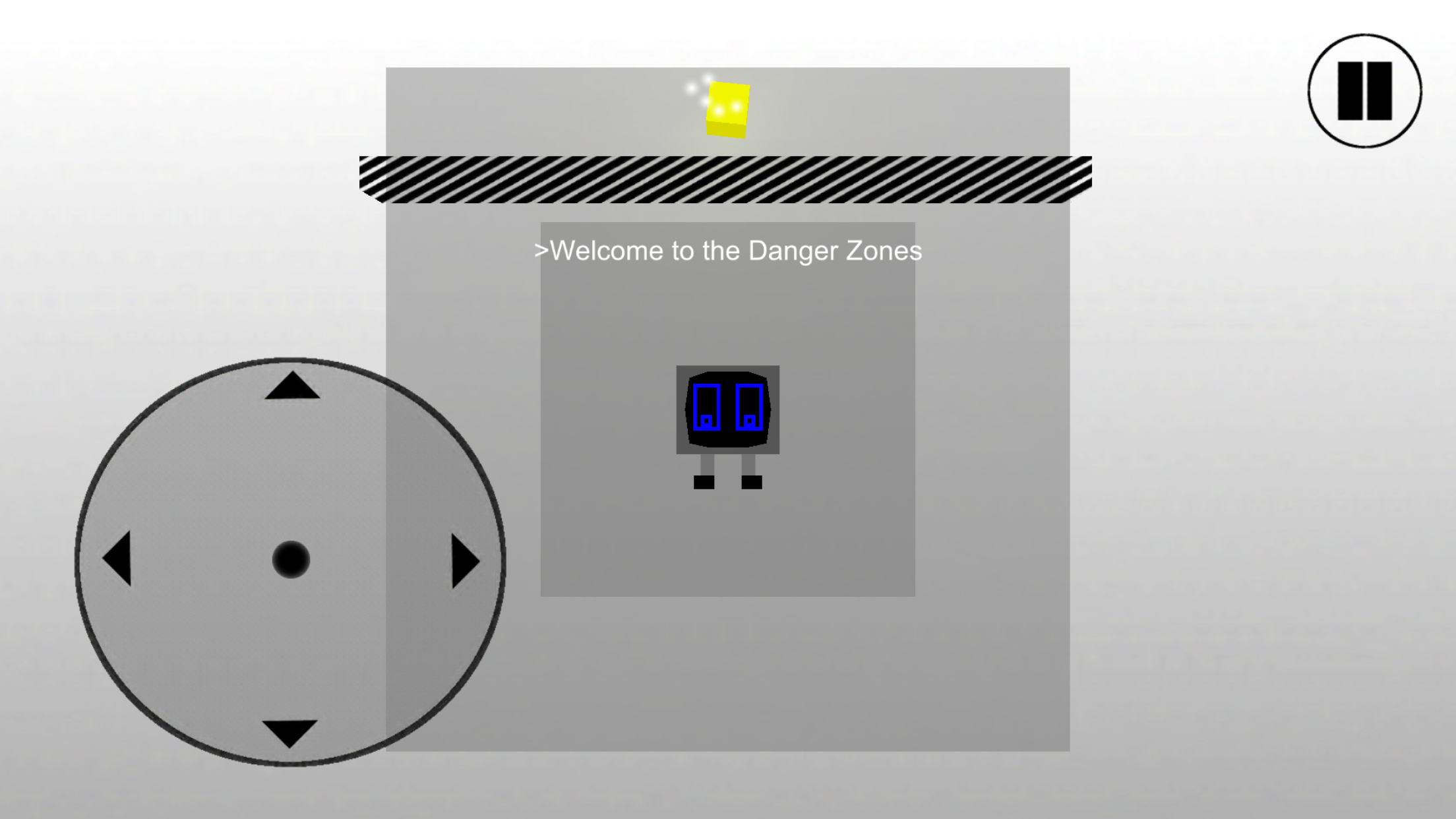 A screenshot of the not-so-finished game Danger Zones